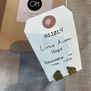 Beautiful Handmade Artisan made Hoops